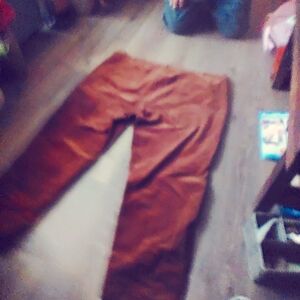 J Jill Dark gold/rust colored corduroy pants